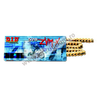 Lant ZVM-X series X-Ring D.I.D Chain 520ZVM-X 120 zale Gold/Gold