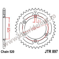 Foaie spate JTR897.45 45T, 520