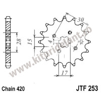 Pinion fata JTF253.16 16T, 420