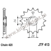 Pinion fata JTF413.12 12T, 420