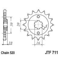 Pinion fata JTF711.14 14T, 520