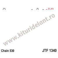 Pinion fata JTF1340.18 18T, 530