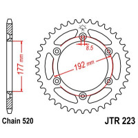 Foaie spate JTR223.52 52T, 520