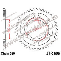 Foaie spate JTR606.43 43T, 520