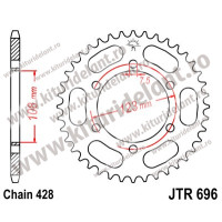 Foaie spate JTR696.43 43T, 428