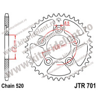 Foaie spate JTR701.38 38T, 520