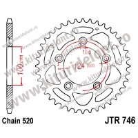 Foaie spate JTR746.39 39T, 520