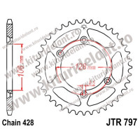 Foaie spate JTR797.51 51T, 428