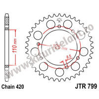 Foaie spate JTR799.50 50T, 420
