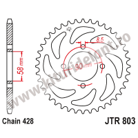 Foaie spate JTR803.45 45T, 428