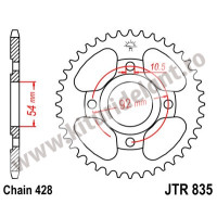 Foaie spate JTR835.44 44T, 428