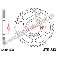 Foaie spate JTR843.39 39T, 428