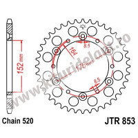 Foaie spate JTR853.41 41T, 520