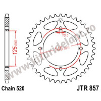 Foaie spate JTR857.41 41T, 520