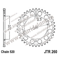 Foaie spate JTR260.38 38T, 520
