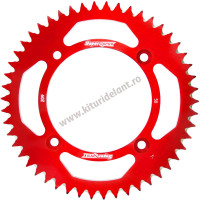 Rear ALU sprocket SUPERSPROX RAL-209:50-RED Rosu 50T, 420