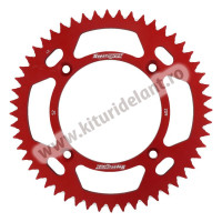 Rear ALU sprocket SUPERSPROX RAL-209:52-RED Rosu 52T, 420