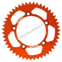 Rear ALU sprocket SUPERSPROX RAL-4:47-ORG portocaliu 47T, 420