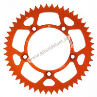 Rear ALU sprocket SUPERSPROX RAL-4:50-ORG portocaliu 50T, 420