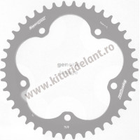 Rear ALU sprocket SUPERSPROX RAL-614:43-BLK Negru