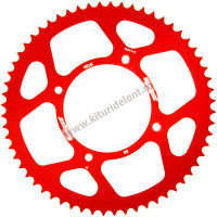 Rear ALU sprocket SUPERSPROX RAL-6618:60-RED Rosu 60T, 420