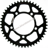 Rear ALU sprocket SUPERSPROX RAL-7:47-BLK Negru 47T, 525