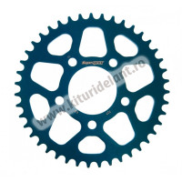 Rear ALU sprocket SUPERSPROX RAL-727:43-BLU Albastru 43T, 525