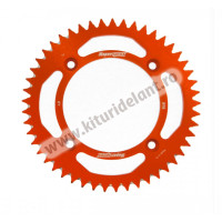 Rear ALU sprocket SUPERSPROX RAL-898:49-ORG portocaliu 49T, 428