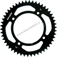 Rear ALU sprocket SUPERSPROX RAL-898:50-BLK Negru 50T, 428