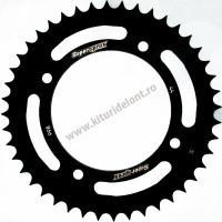 Rear ALU sprocket SUPERSPROX RAL-998:44-BLK Negru 44T, 428