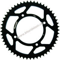 Rear ALU sprocket SUPERSPROX RAL-998:53-BLK Negru 53T, 428